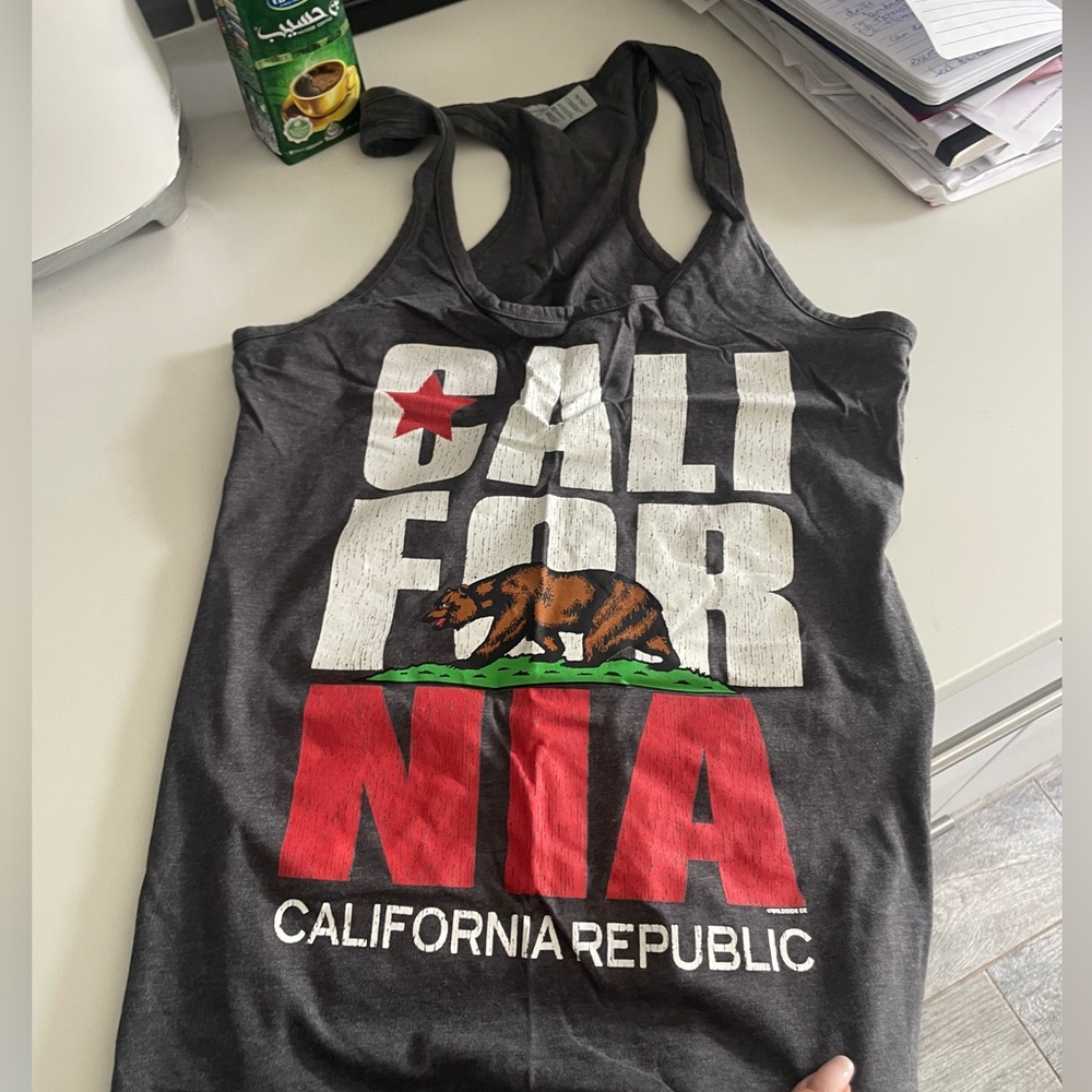 California gray top, brand new
